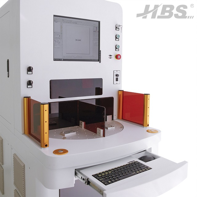 Faserlaser-Markierungsmaschine mit vier Stationen HBS-GQ-20G