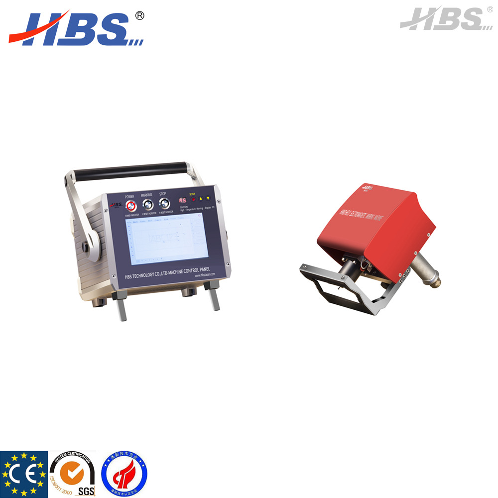Handheld Pneumatic Dot Peen Gravur Machine HBS-380p