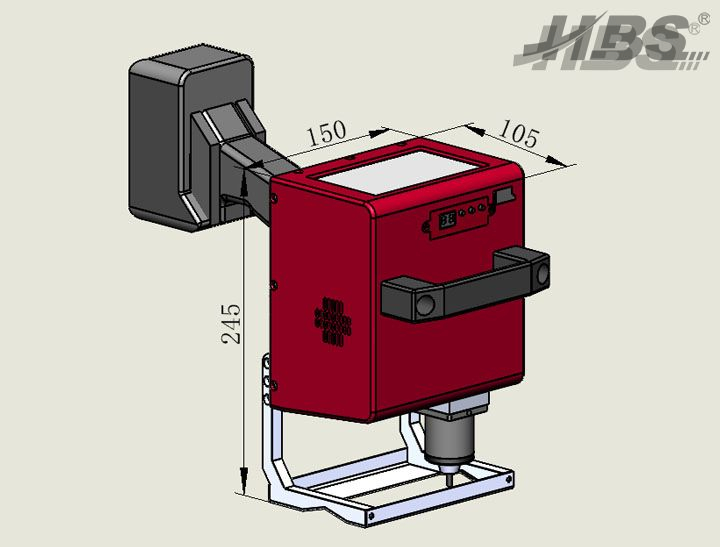 Sehr empfehlenswerte tragbare elektrische Punktmarkierungsmaschine mit Batteriebetrieb