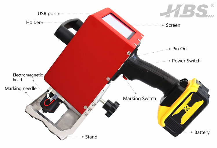 Batteriebetriebene Handheld Electric Mechanical Stanzmaschine